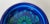 Mid-Century Modern Mid-Century Italian Vivid Blue Hand Painted Pottery Bowl For Sale - Image 3 of 10
