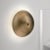 A Wall Light Featuring A Beautiful Metal Dome Which Nestles On A Faux Alabaster Inner Dome. Ambient Light Is Emitted...