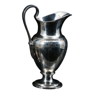 1920 Sterling Silver Tiffany & Co. Knickerbocker Club Trophy Pitcher For Sale