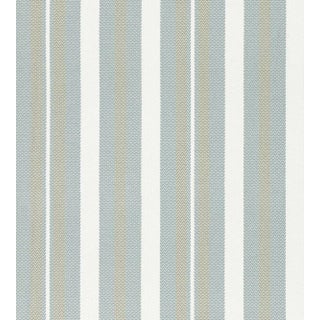 The House of Scalamandré Santorini Stripe Fabric, Seagull For Sale