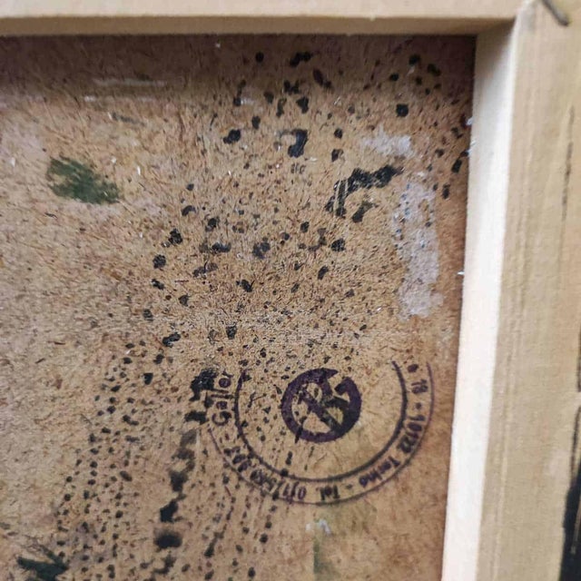 After Umberto Mastroianni, Composition, 1993, Oil Painting on Cardboard, Framed For Sale - Image 10 of 12