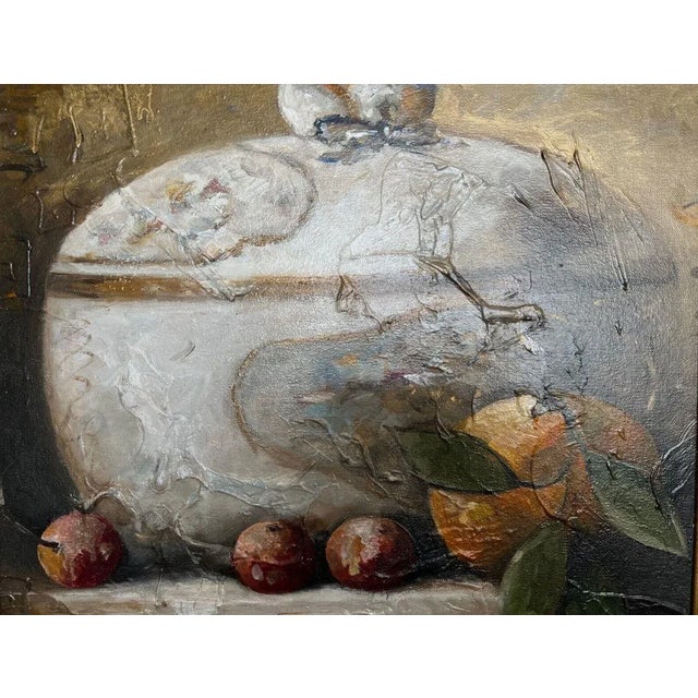 Early 21st Century Still Life Framed Oil Paintings on Canvas by Pam Rogers - a Pair For Sale - Image 5 of 12