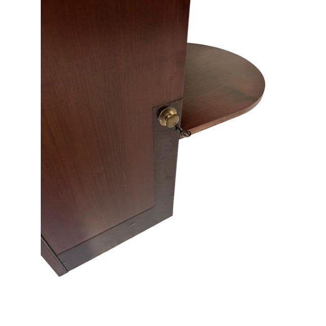 1930s Art Deco Dry Bar with Clock, 1930s For Sale - Image 5 of 12