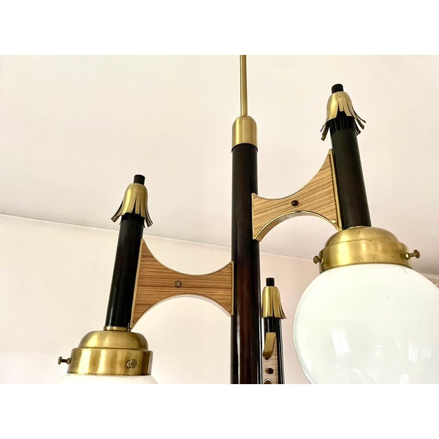 Vintage Italian Pendant Light from Targetti, 1950 For Sale - Image 13 of 15