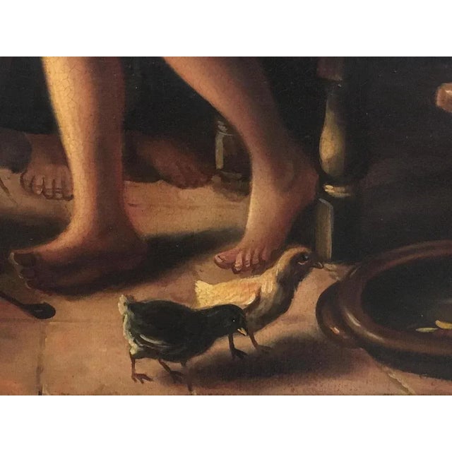 Interior Scene Painting, Belgian School, 2005, Oil on Canvas, Framed For Sale - Image 9 of 11