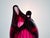 1970s Fuchsia Mouth-Blown Glass Vase with Filigree Threads, Sweden, 1970s For Sale - Image 5 of 11