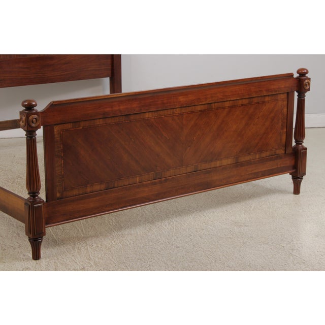 Lexington King Size Cherry Sheraton Style Bed For Sale In Philadelphia - Image 6 of 18