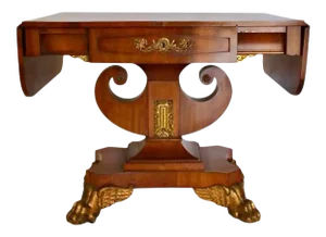 Early 19th Century Swedish Empire Sofa Table by Johan Oman
