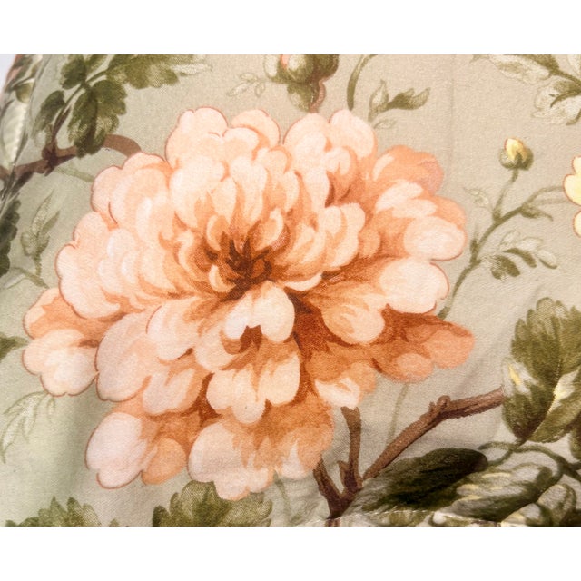 Light Green Lauren by Ralph Lauren Yorkshire Rose Sage Pillow Shams- Set of 2 For Sale - Image 8 of 13