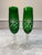 Elevate your next celebration with this stunning pair of authentic Fabergé champagne flutes in the coveted "Odessa"...