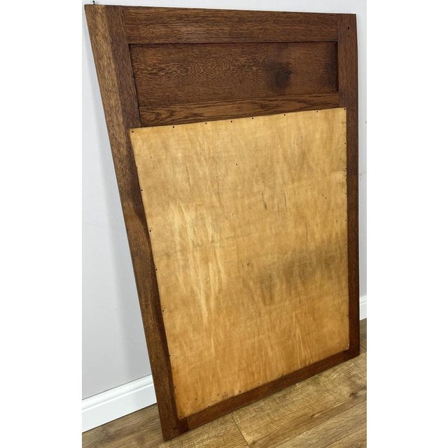 French Style Mirror in Carved Oak For Sale - Image 9 of 10