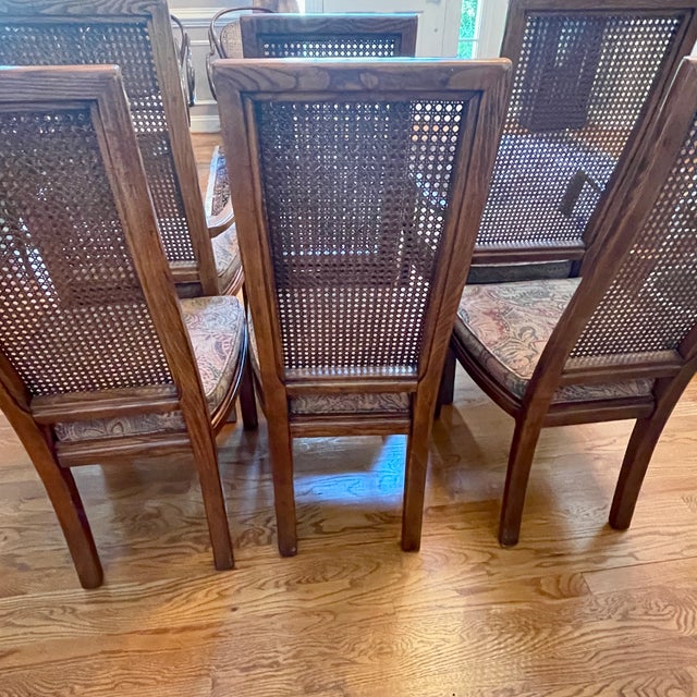 Henredon Scene One Campaign Dining Chairs Set of 6 Chairish