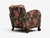 Swedish Modern, Art Deco Lounge Chairs, Stained Birch, Fabric, Sweden, 1940s For Sale - Image 13 of 13