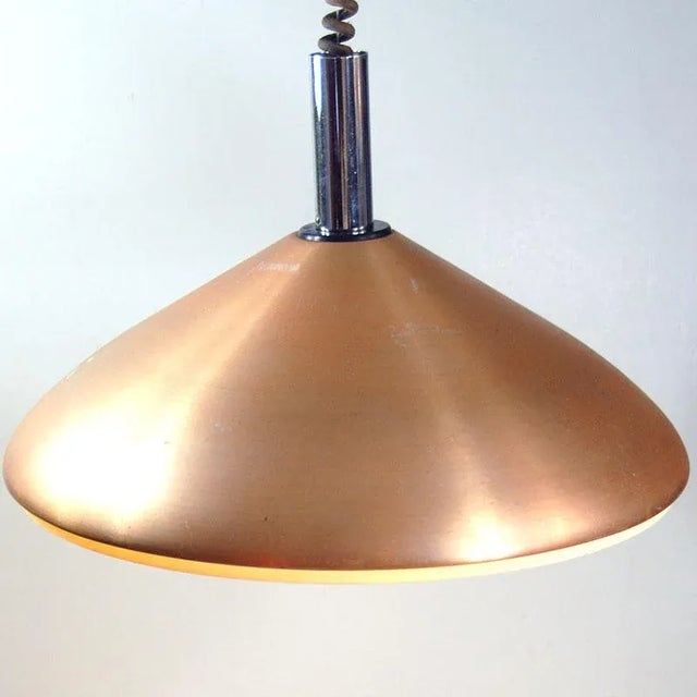 Metal Pink Aluminum Lamp from Erco Lights, Germany, 1970s For Sale - Image 7 of 11