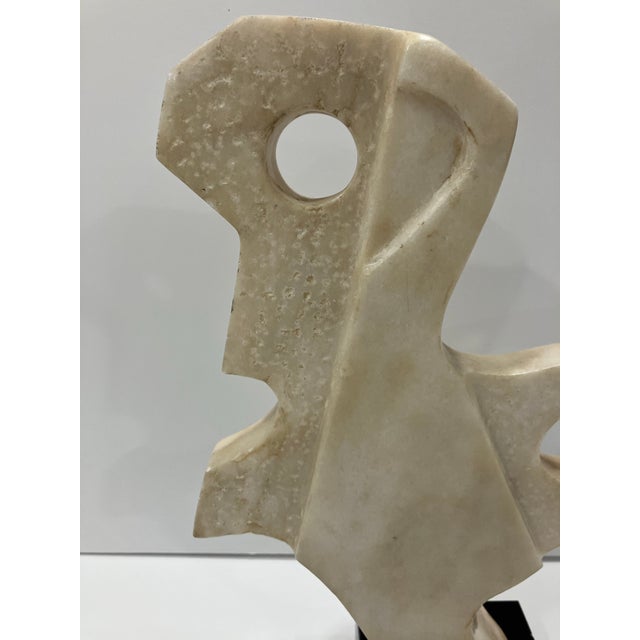 1970s Abstract Marble Sculpture in the Style of Barbra Hepworth For Sale In Boston - Image 6 of 8