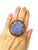 Late 20th Century Bochic “Orient” Vintage Chalcedony & Multi Gem Cocktail Ring - 18K Gold & Silver For Sale - Image 5 of 7