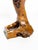 Brutalist Olive Wood Table Lamp, France, 1960s For Sale - Image 11 of 13