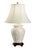 Handmade tuscan ceramic 30h x 7.5w x 7.5d Shade Dimensions: top(9) bottom(18) side(13)