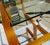 Vintage MCM Mid Century Plycraft Attributed Étagère Oak Glass Wood Shelving Unit Bookcase Display For Sale - Image 12 of 12