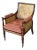Regency Style Mahogany and Cane Bergere Armchair, Theodore Alexander Althorp Living History For Sale