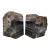 XL Petrified Wood Bookends 6.5”h 5”w 4"d Natural Top Fossil Art Decor 19+ Lbs! For Sale