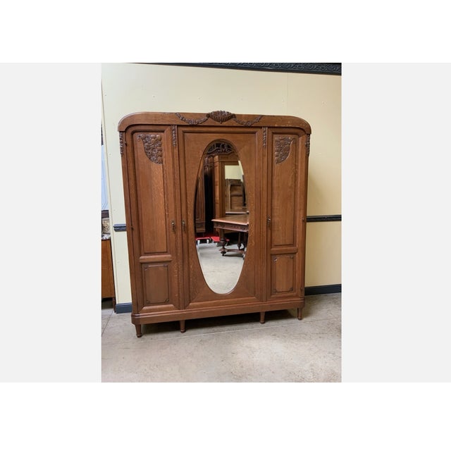 Antique Art Deco Linen Cupboard, 1932 For Sale - Image 10 of 10
