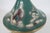 Metal Mid Century Green Enameled Brass Tripod Vase Made in Israel Figural Motif 5002b For Sale - Image 7 of 14