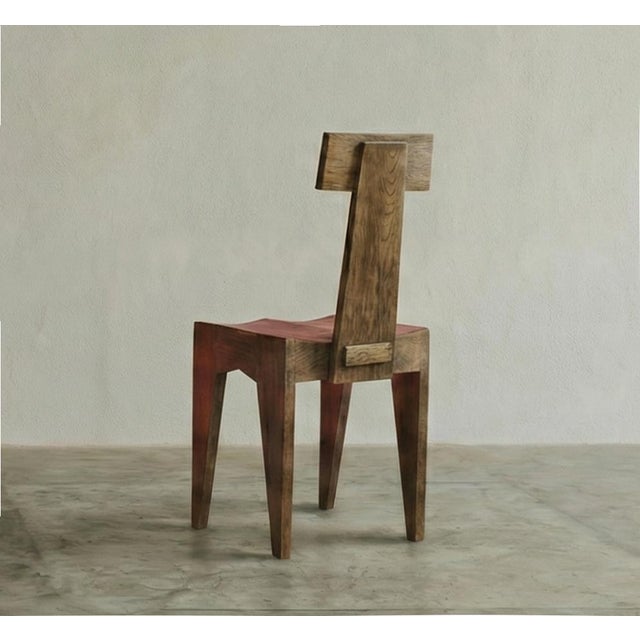 Contemporary T Chair from Marc Geneix For Sale - Image 3 of 9