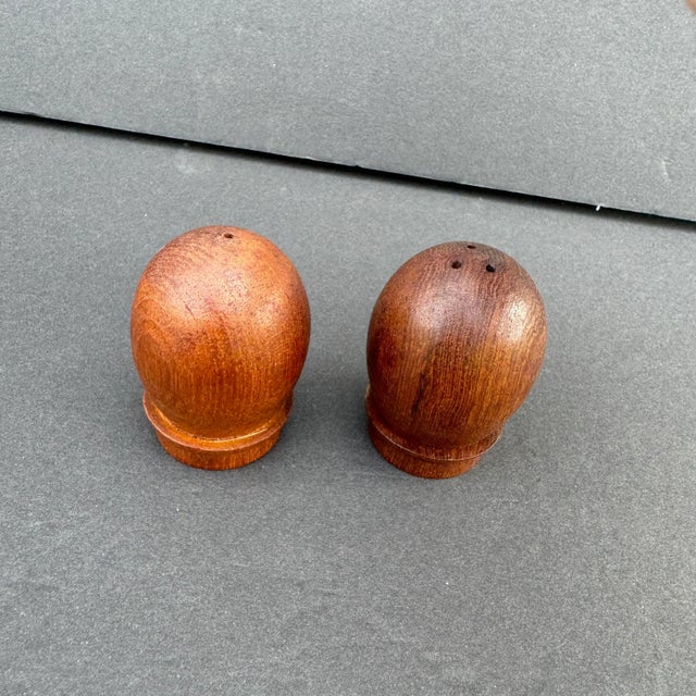 Wooden Salt and Pepper Shaker For Sale - Image 4 of 6