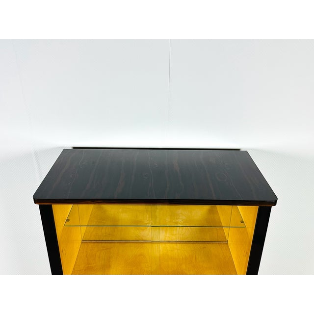 Art Deco Display Case in Macassar Ebony, 1940 For Sale - Image 15 of 17