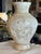 Off-white Vintage Chalkware Vase or Vessel in Deep Relief With Traditional Chinese Imagery For Sale - Image 8 of 9
