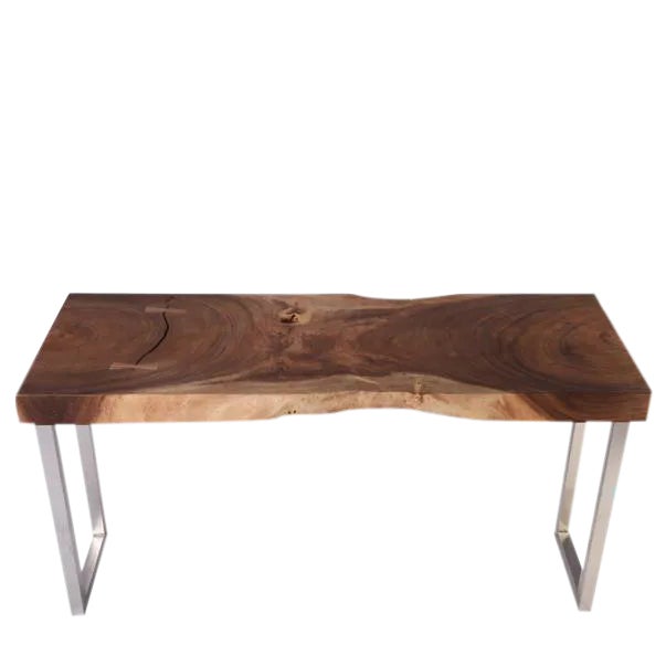 Organic Modern Rippling Rain Drops Console Table For Sale