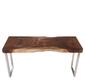 Organic Modern Rippling Rain Drops Console Table