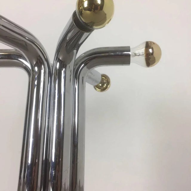 Modernist Chromed Sputnik Table Lamp from Cosack, Germany, 1960s For Sale - Image 9 of 11