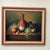The vintage painting on canvas still life realistic tabletop by Frank Lean is an original, handmade oil painting featuring...