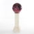 A garden gazing ball offers glass globe on pottery pedestal, 20th century Measures - 35"H x 11.5"Diam A garden piece...