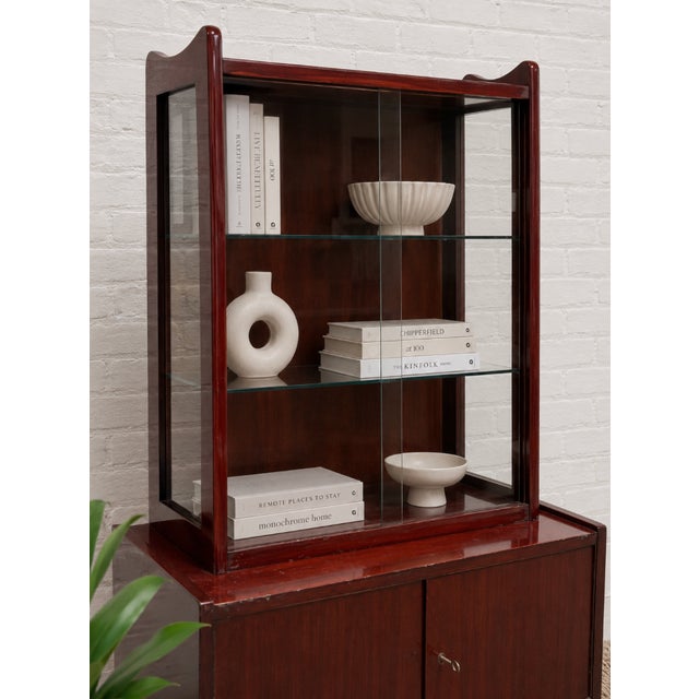 Mid Century Modern China Cabinet / Bookcase by Rajmund Halas for Jarocinska, Made in Poland, C. 1960’s For Sale - Image 10 of 15