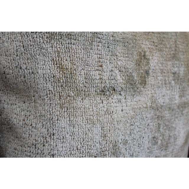 A Pair of Turkish Vintage Rug Decorative Pillow Covers - 20"x20" For Sale - Image 4 of 13