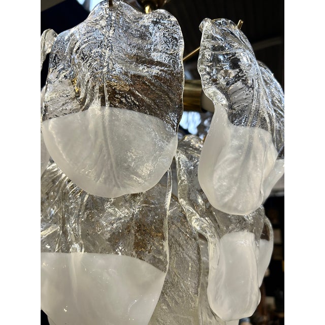 Vintage Italian Murano Glass Chandelier, 1970 For Sale - Image 13 of 14