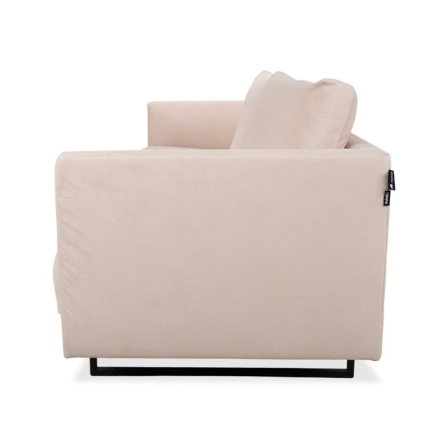 Freistil 133 Fabric Three-Seater Sofa in Beige, Cream and Sand, Astera 318 from Rolf Benz For Sale - Image 12 of 13