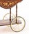 Italian Burlwood and Marquetry Drop Leaf Bar Cart For Sale In New York - Image 6 of 10