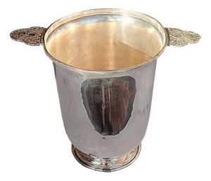 Art Nouveau Silver-Plated Champagne Bucket from Christofle, 1890s