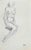 Nude Woman is a pencil and charcoal drawing realized by Jean Chapin in the 1950s. Signature stamp on the yellowed paper....