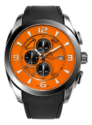 Late 20th Century Giorgio Milano Chronograph Men's Unisex Watch Black Rubber Band
