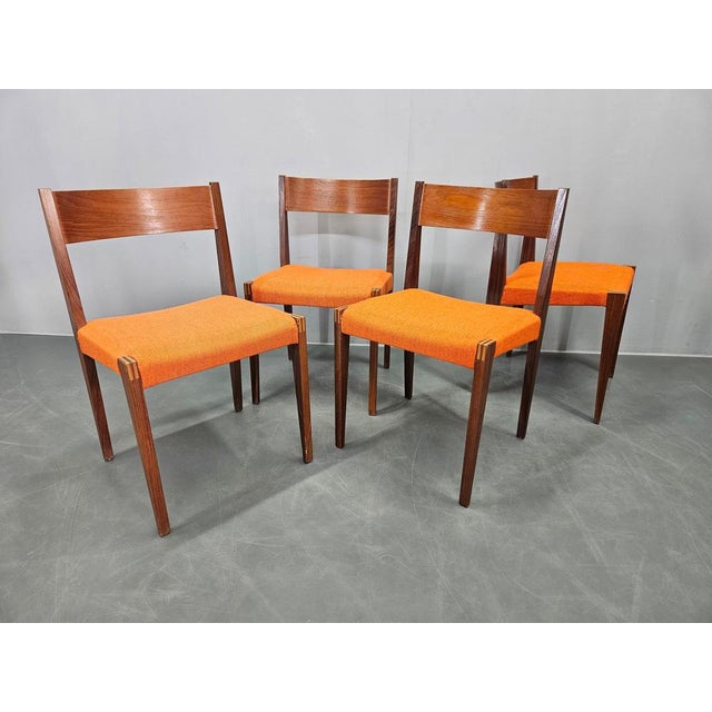 1960s Vintage Pia Chairs in Teak by Poul Cadovius 1960s, Set of 4 For Sale - Image 5 of 18