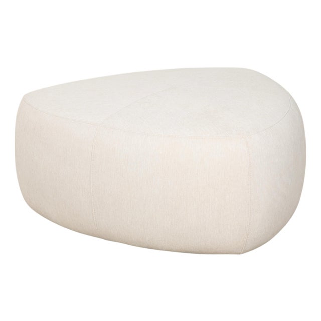 Bermuda Ottoman in Cream Fabric from BoConcept For Sale