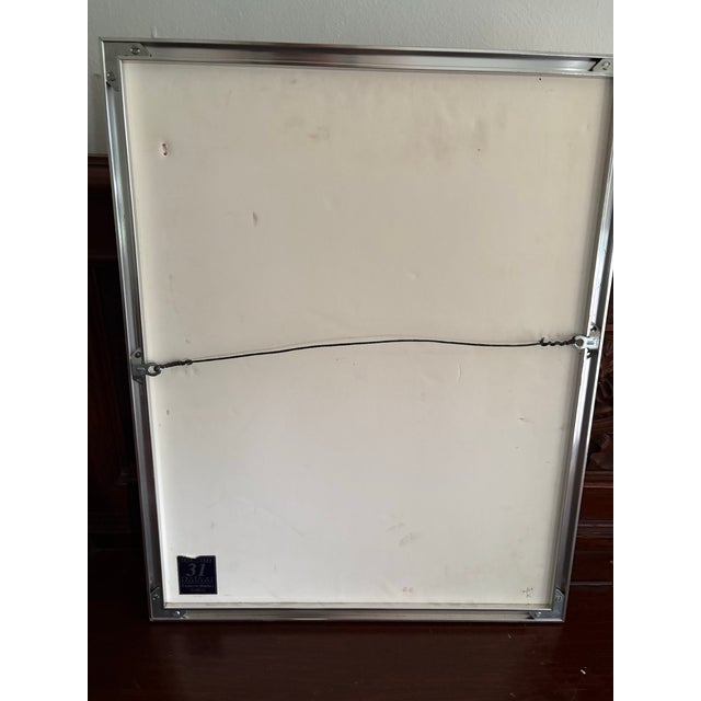 Mid-Century Modern Vintage Pablo Picasso Lithograph in Original Metal Frame For Sale - Image 3 of 4