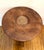 1940s-50s carved wood inlaid Indonesian style side table. Excellent condition.