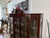 Late 19th Century Antique English Mahogany Display Cabinet , Satinwood Inlay. For Sale - Image 5 of 8
