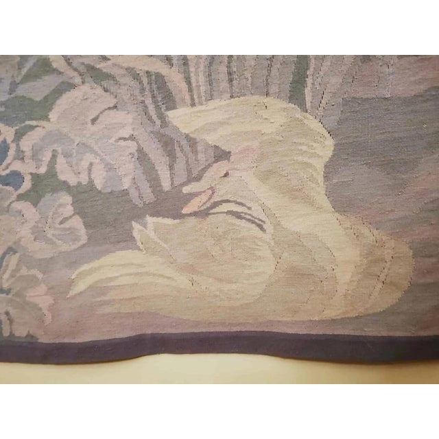 2000 - 2009 Large Handwoven Gobelin Tapestry in Sheep Wool For Sale - Image 5 of 6